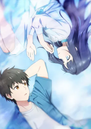 Poster Toumei na Yoru ni Kakeru Kimi to, Me ni Mienai Koi wo Shita.